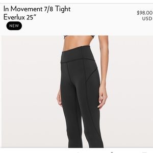 In movement tight worn once